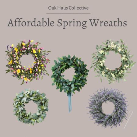 Affordable spring wreaths from Amazon & Target!

Wreaths, spring wreaths, spring refresh, spring porch, floral wreaths, green wreaths, door wreaths, affordable home decor 

#LTKhome #LTKfamily #LTKSpringSale