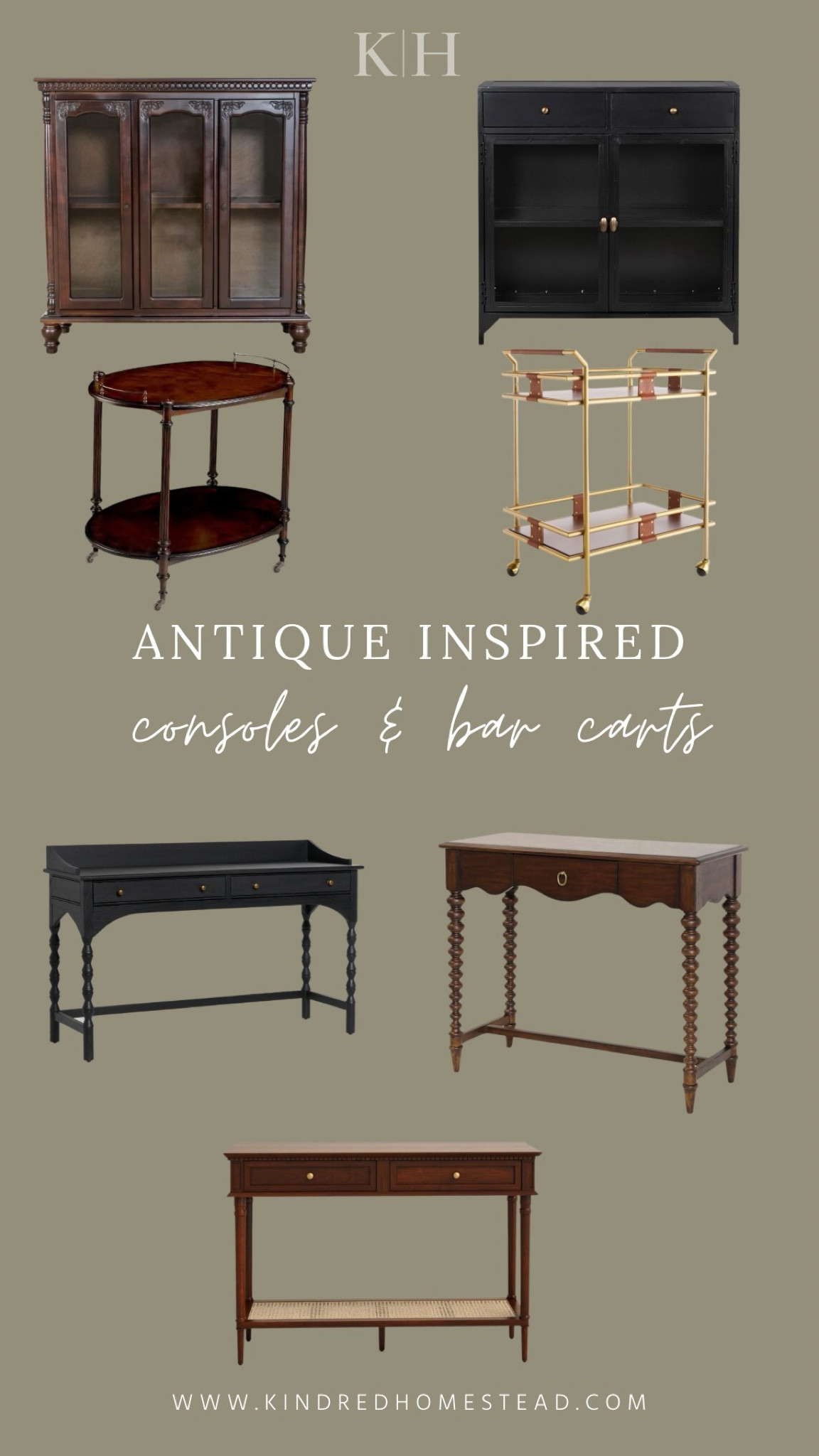 Antique inspired bar carts and consoles for dining rooms and serving station! Form meets function with these timeless yet elevated pieces to level up your hosting with cottage and farmhouse feels and English inspired designs to really anchor your home and home decor

#LTKHome