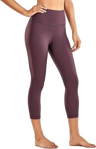 CRZ YOGA Women's Naked Feeling I High Waist Tight Yoga Pants Workout Capris Leggings - 21 Inches | Amazon (US)