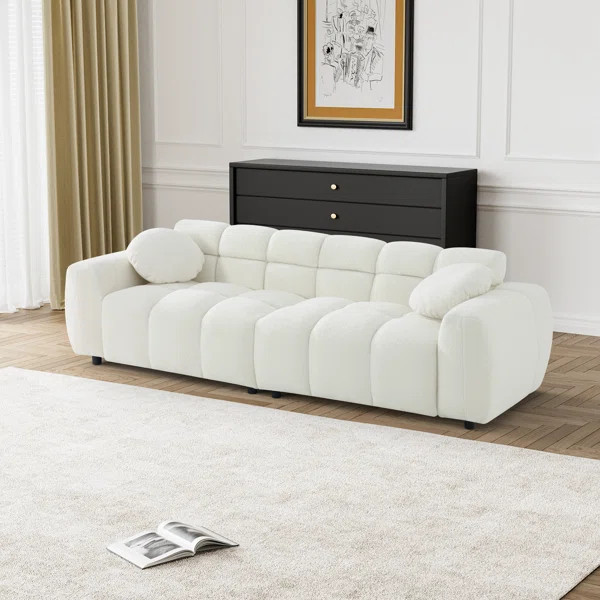 Oumy 86.6'' Upholstered Sofa | Wayfair North America