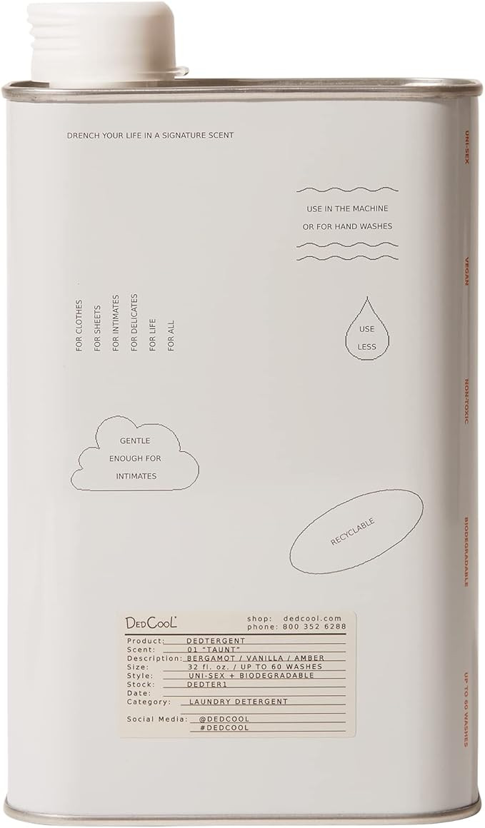DedCool - Vegan Laundry DEDtergent | Clean, Non-Toxic Fragrance For All (Fragrance 01 "TAUNT" 32 ... | Amazon (US)