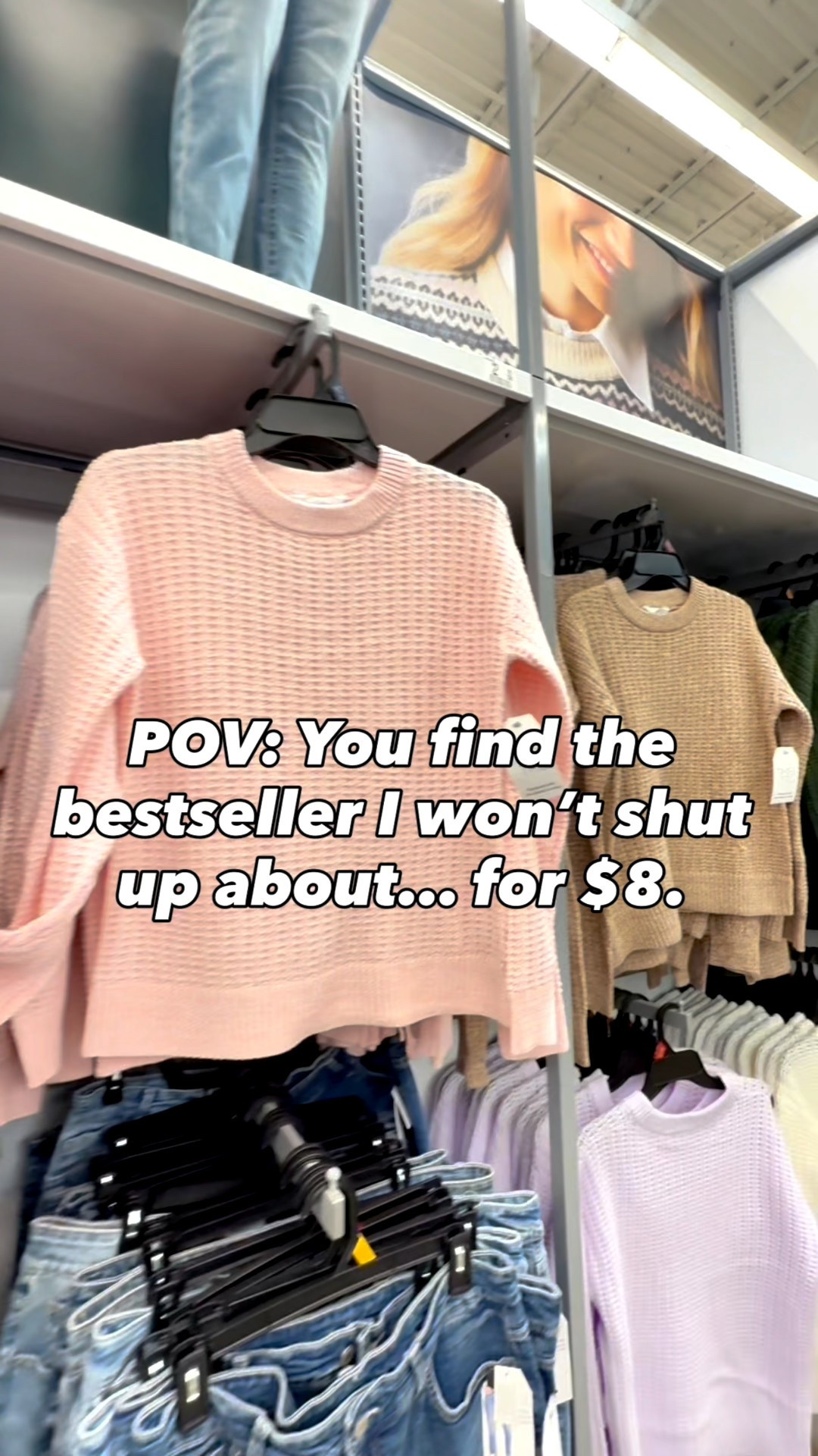 My favorite Walmart sweater is officially $8 and I’m not okay 😭🔥
It’s one of my bestsellers this season and honestly… I get why. Perfect fit, soft, easy to style, and basically begging to be grabbed in multiple colors.

Linking all the shades + sizing info on LTK!

Keywords:
Walmart sweater, Walmart fashion finds, affordable winter sweaters, Walmart outfit ideas, cozy winter outfit, budget friendly fashion, best Walmart deals, bestselling Walmart clothes, Walmart sale alert, $8 sweater, women’s winter fashion

#hashtags:
#walmartfashion #walmartfinds #walmartstyle #walmartoutfits #walmarthaul #affordablefashion #budgetfriendlyfashion #lookforless #winteroutfits #sweaterweather #cozyoutfits #fashiondeals #salealert #ltkfashion #ltkfinds



#LTKmomlife #LTKootd #LTKSaleAlert