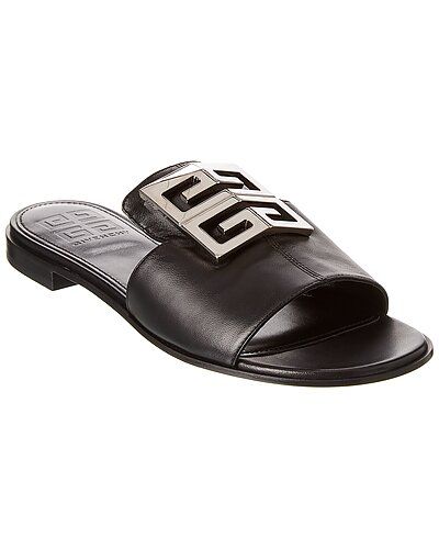 4G Leather Sandal | Gilt