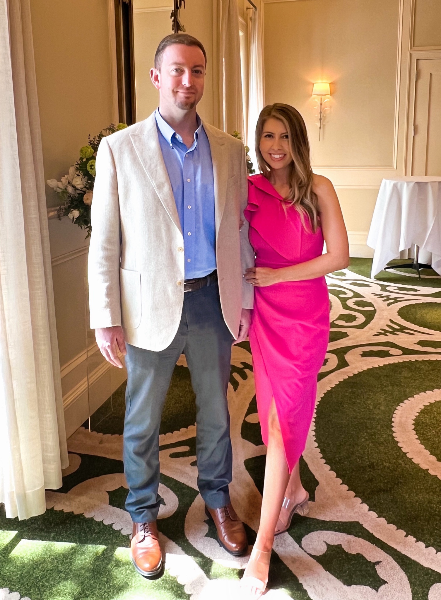 Wedding guest dress, pink wedding guest dress, classy wedding guest, elegant midi dress, spring wedding guest, summer wedding guest dress, wedding guest outfit 

This pink one-shoulder wedding guest dress comes in many different colors! It’s fully lined, form fitting, and hugs all the right places! 

#LTKfit #LTKFind #LTKunder50