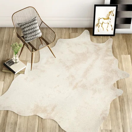 Ebern Designs Isal Area Rug in Ivory/Beige | Wayfair | Wayfair North America