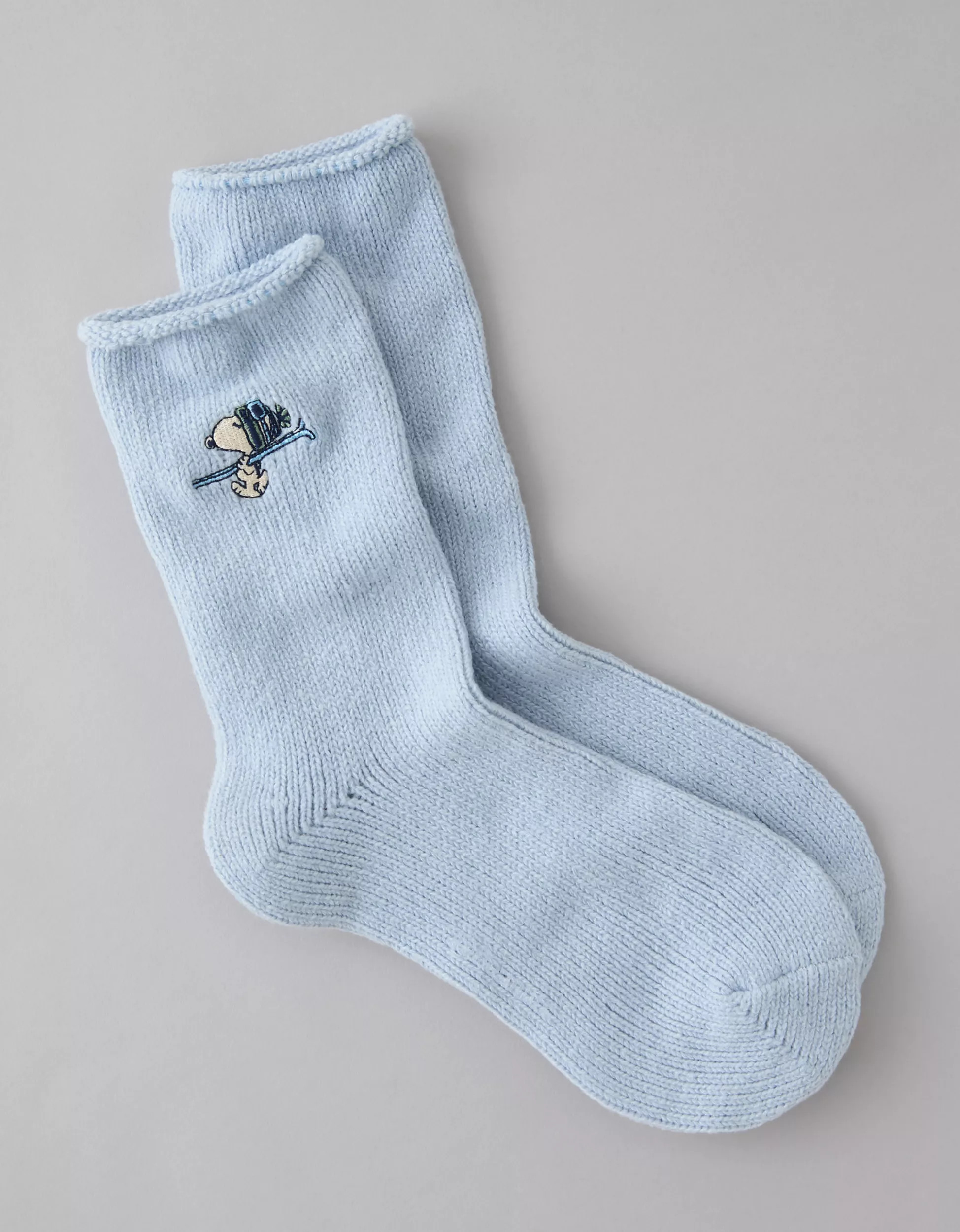 AE Snoopy Skier Crew Socks | American Eagle Outfitters (US & CA)