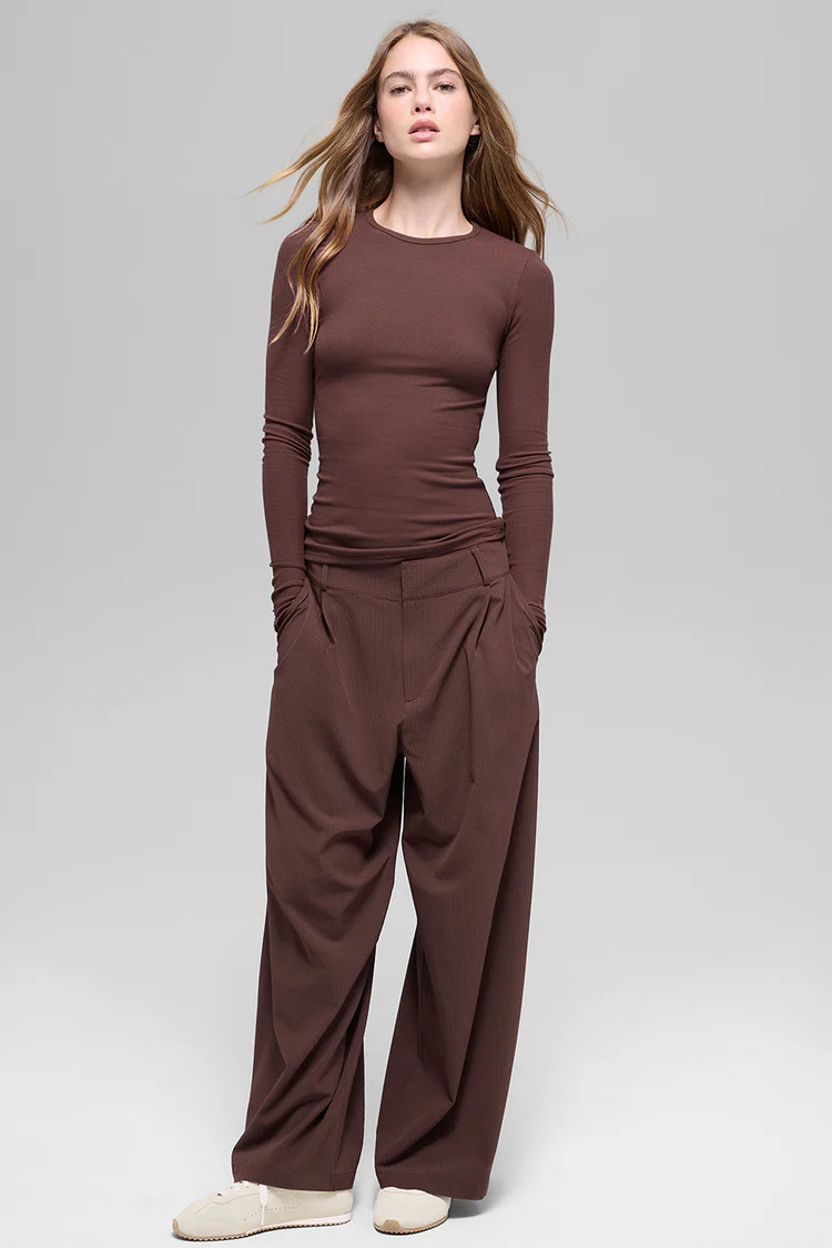 Ribbed Modal Long Sleeve | Alo Yoga (US)