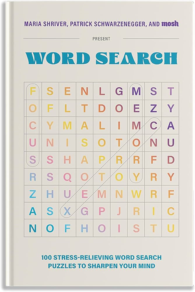 100 Stress-Relieving Word Search Puzzles to Sharpen Your Mind: Presented by Maria Shriver, Patric... | Amazon (US)