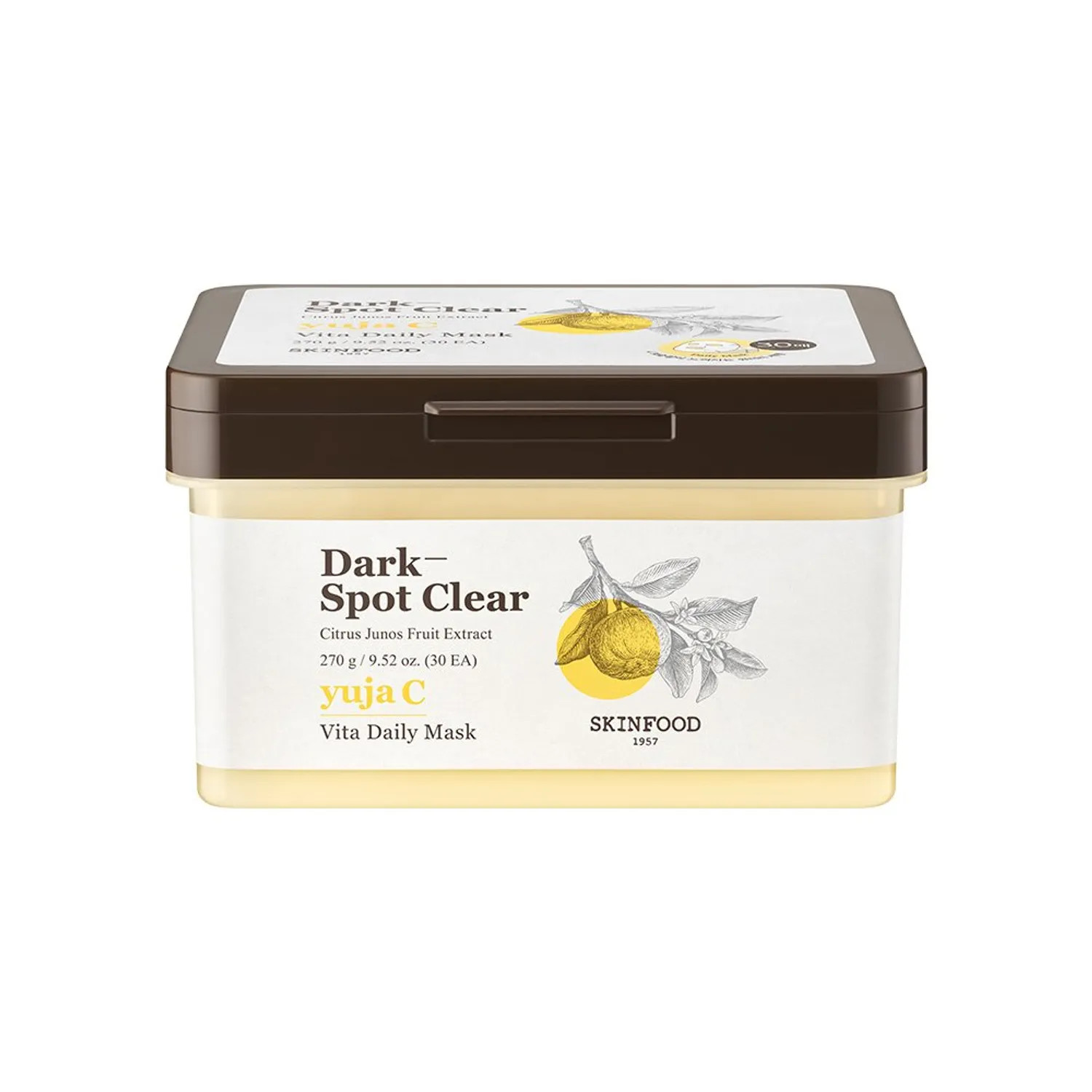 SKINFOOD Yuja C Vita Daily Mask Sheet 30P | Olive Young Global