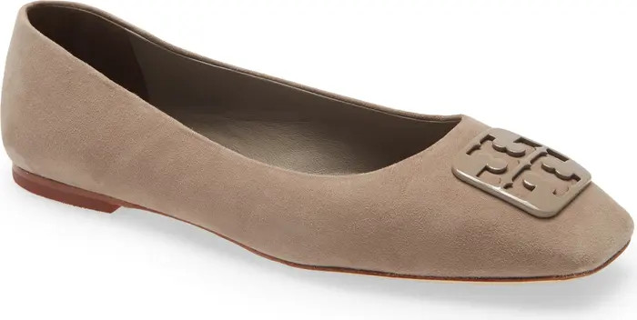 Tory Burch Georgia Square Toe Ballet Flat | Nordstrom | Nordstrom