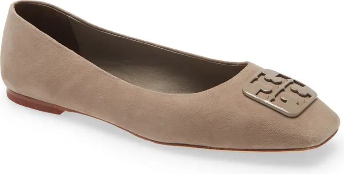 Tory Burch Georgia Square Toe Ballet Flat | Nordstrom | Nordstrom