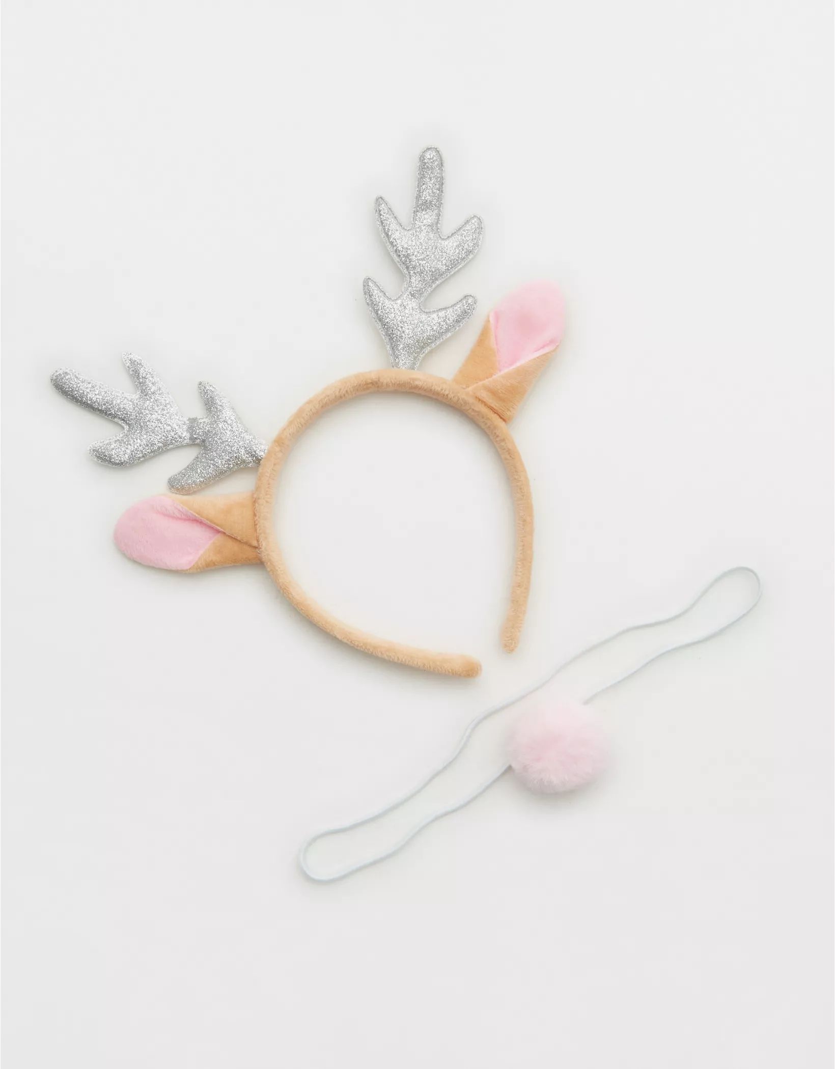 ISCREAM Pink Reindeer Headband & Nose | Aerie