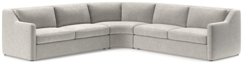 Notch 3-Piece Sectional Sofa + Reviews | Crate & Barrel | Crate & Barrel
