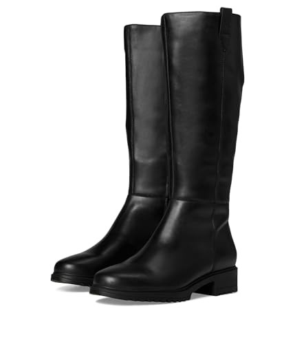 Blondo Women's Calise Mid Calf Boot, Black Leather, 7.5 | Amazon (US)