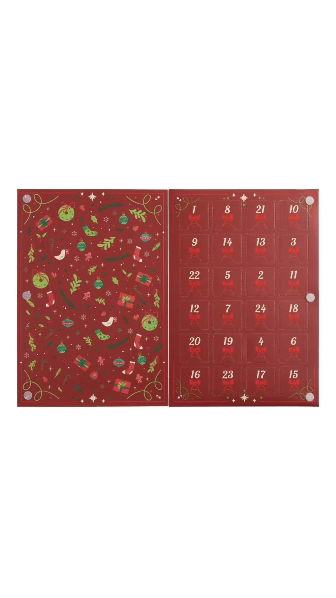 Gourmet Chocolate Advent Calendar
Each bite is filled with scrumptious flavors including dark chocolate mint, milk chocolate truffles, dark chocolate raspberry, and more.

#LTKSeasonal #LTKHoliday #LTKGiftGuide