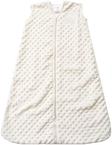 HALO Sleepsack Plush Dot Velboa Wearable Blanket, TOG 1.5, Cream, Medium | Amazon (US)