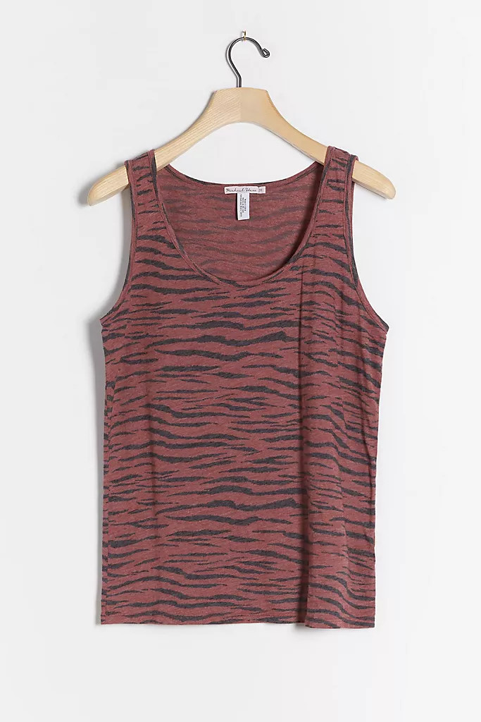 Michael Stars Lulu Tiger-Striped Tank | Anthropologie (US)