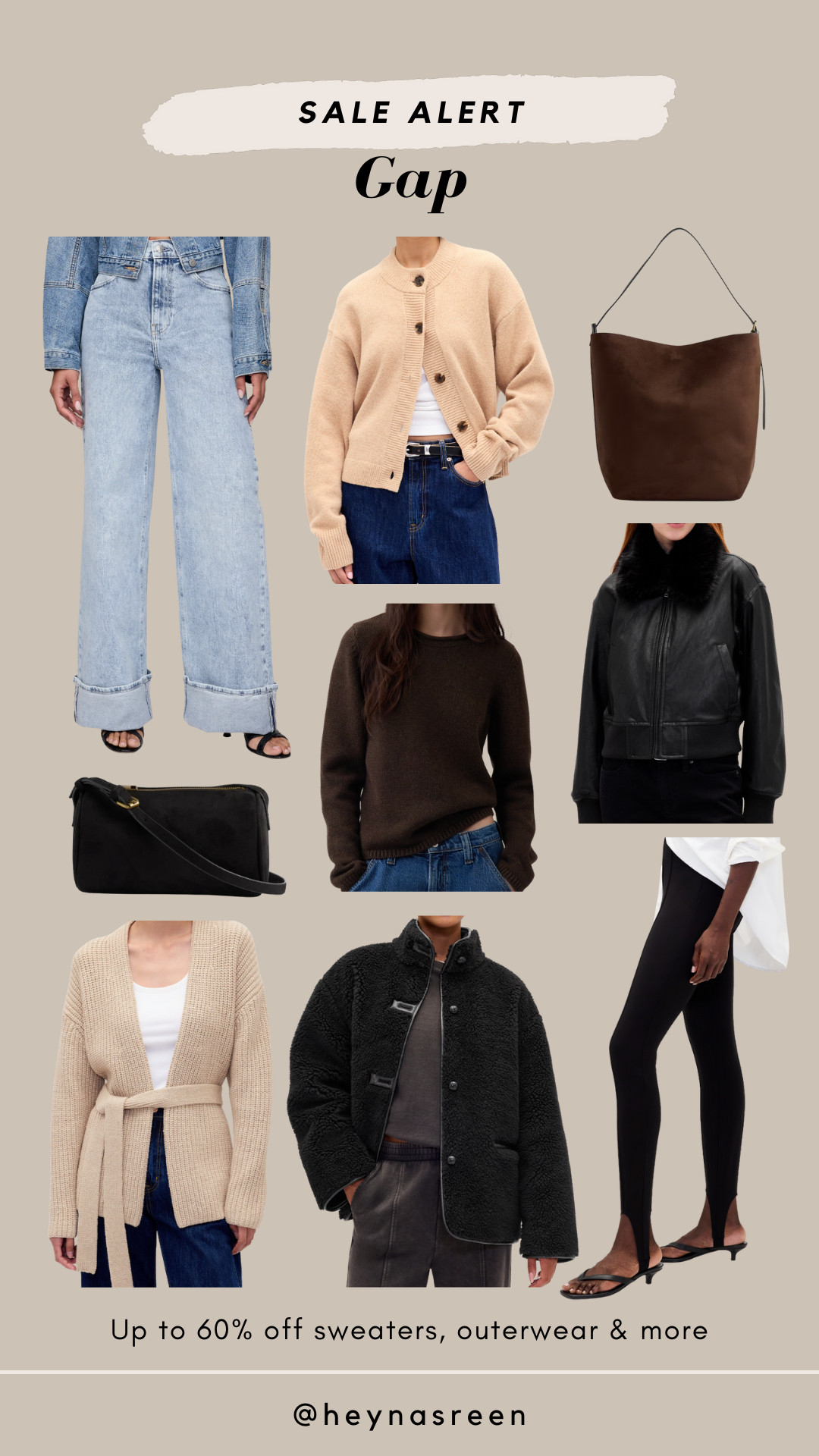 Now's the time to grab your winter basics at Gap while sweaters, outwear and more are up to 60% off! So many great deals. You all loved the black stirrup leggings I shared and they are back on sale for a limited time for 20% off!  

 

#LTKSaleAlert