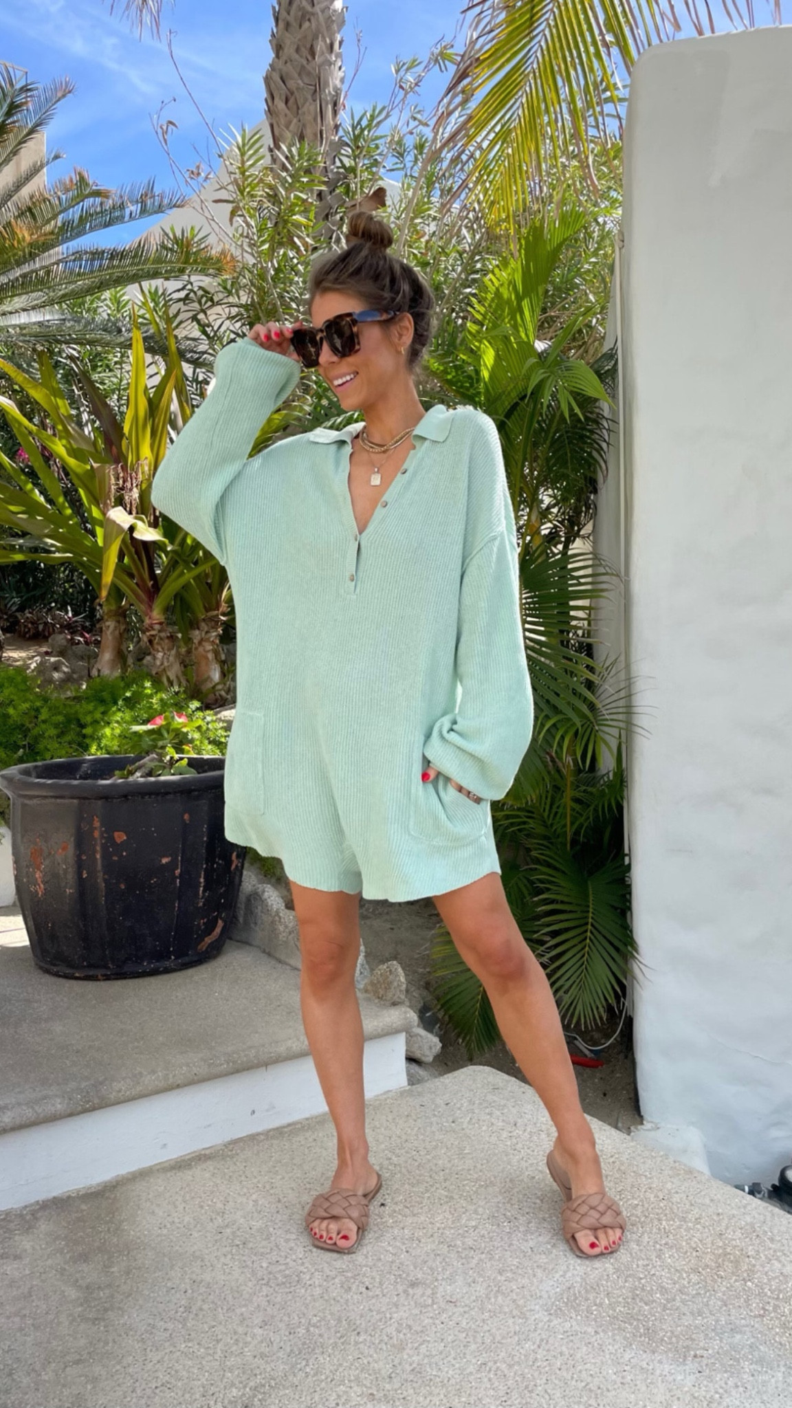 Picnic Sweater Romper curated on LTK
