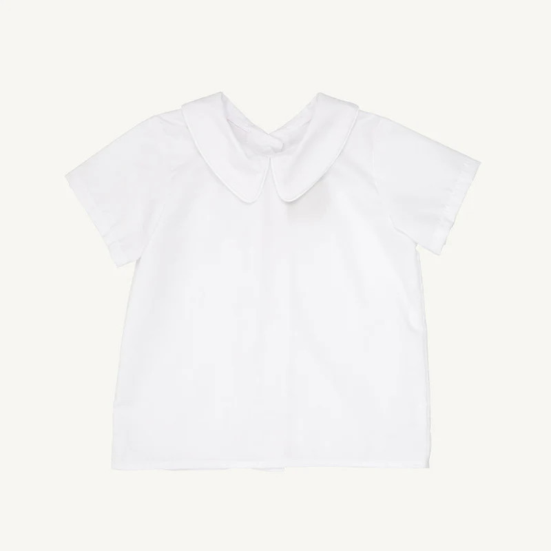 Peter Pan Collar Shirt & Onesie (Short Sleeve Woven) | The Beaufort Bonnet Company