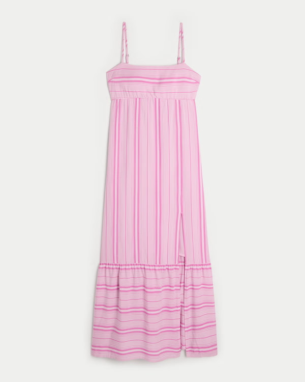 Women's Babydoll Maxi Dress | Women's Dresses & Rompers | HollisterCo.com | Hollister (US)