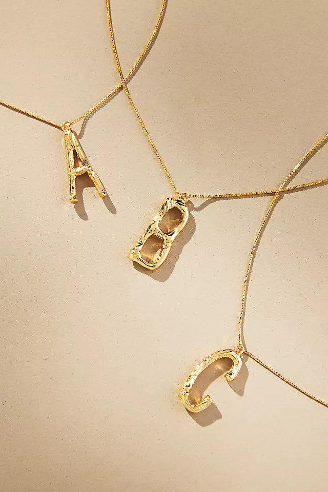 Gleaming Monogram Necklace | Anthropologie (US)