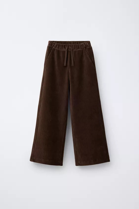 WIDE LEG CORDUROY PANTS | Zara US