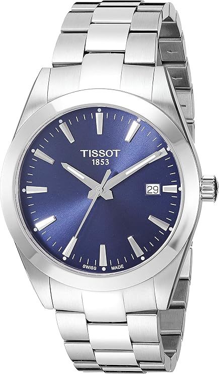 Tissot Mens Gentleman Swiss Quartz Stainless Steel Dress Watch (Model: T1274101104100) | Amazon (US)