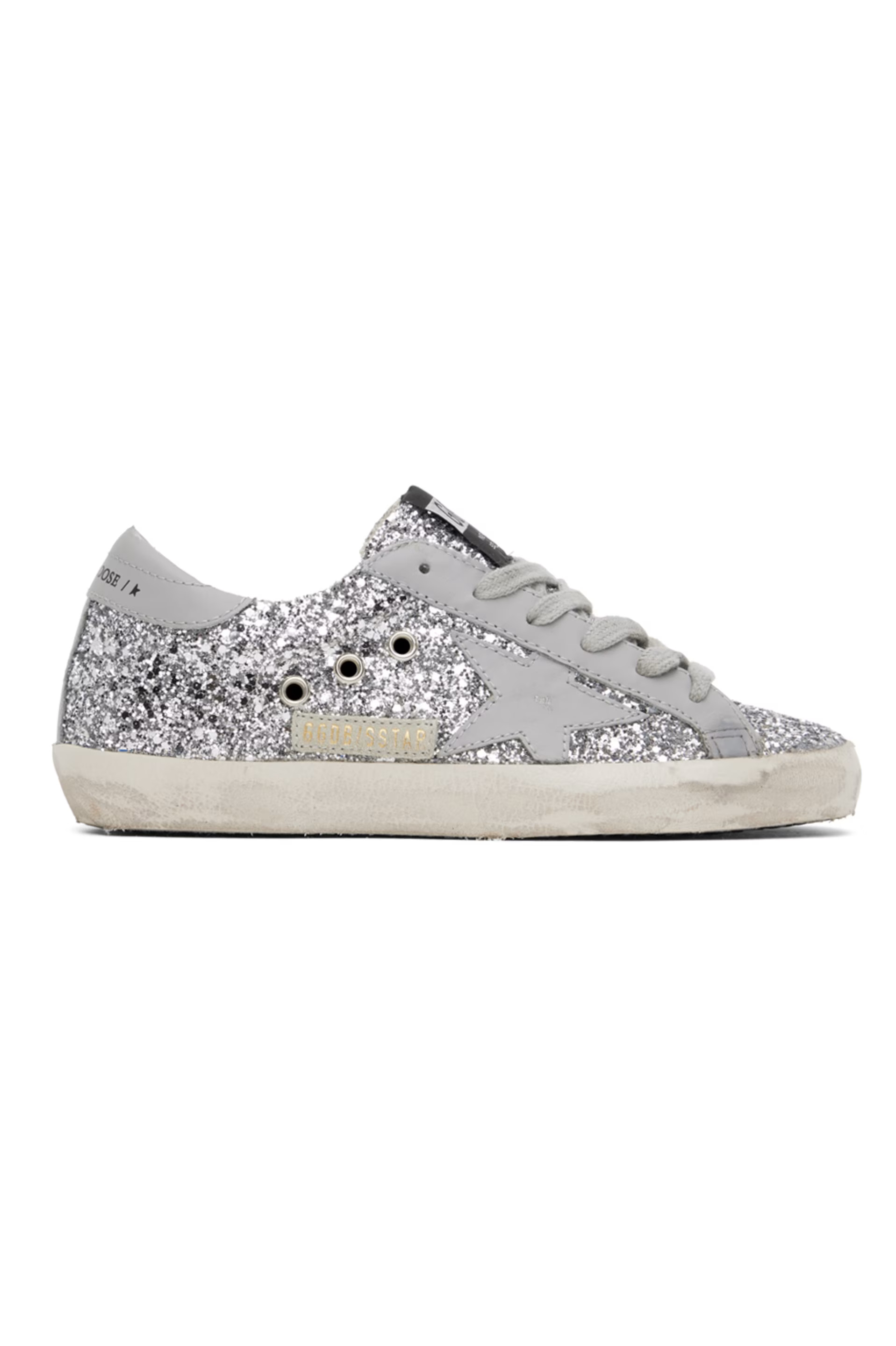 SSENSE Exclusive Silver Super-Star Sneakers | SSENSE