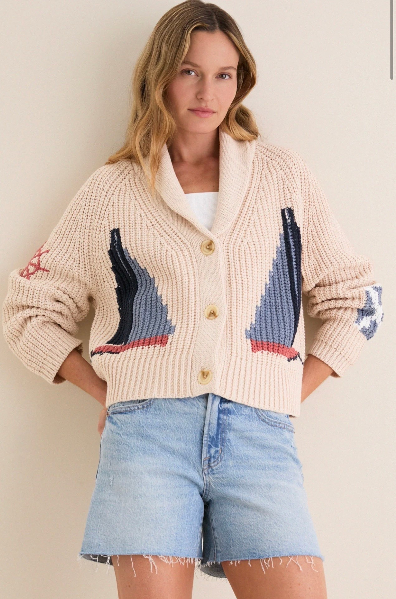 Sailboat cardigan

#LTKootd