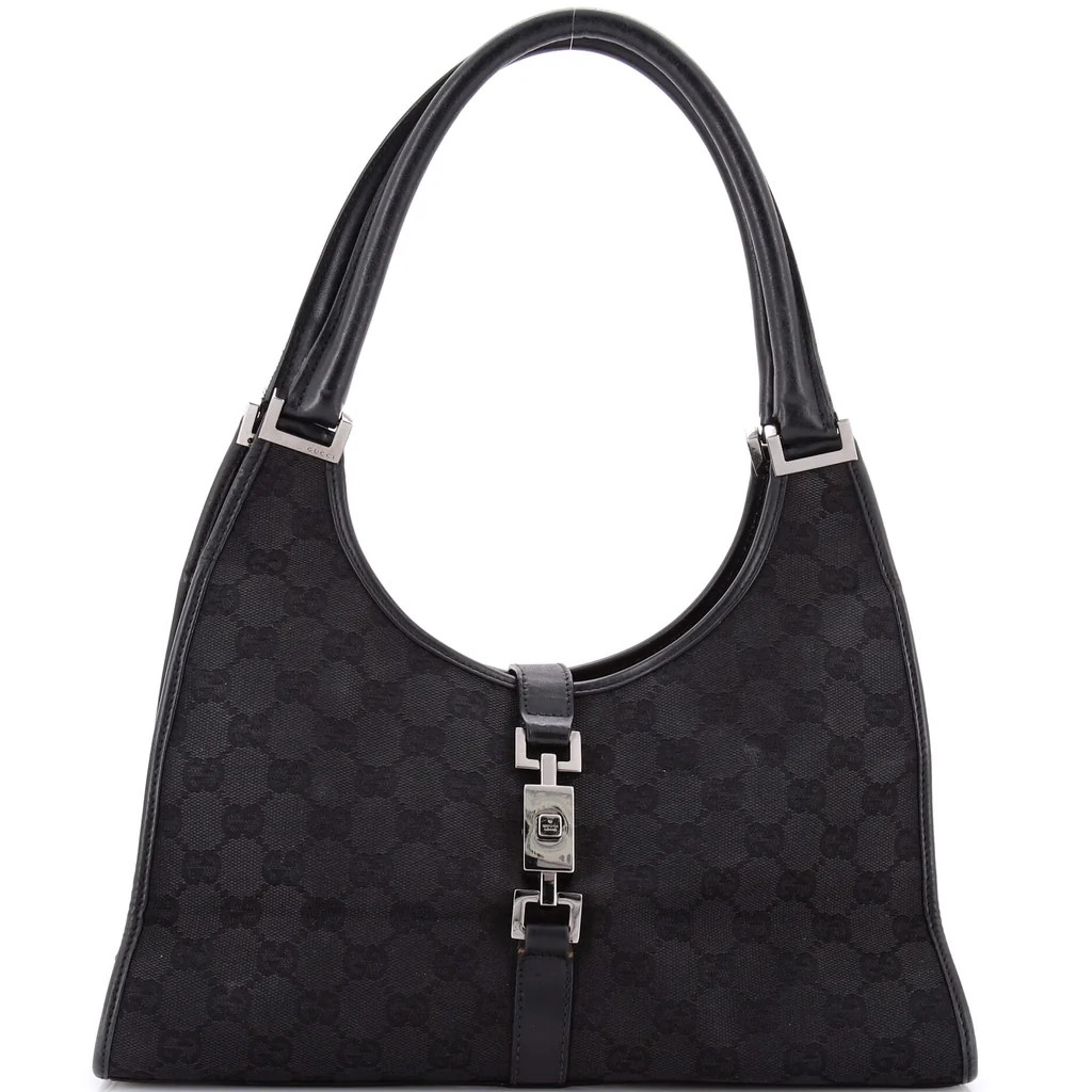 Vintage Bardot Hobo GG Canvas with Leather Medium | Rebag