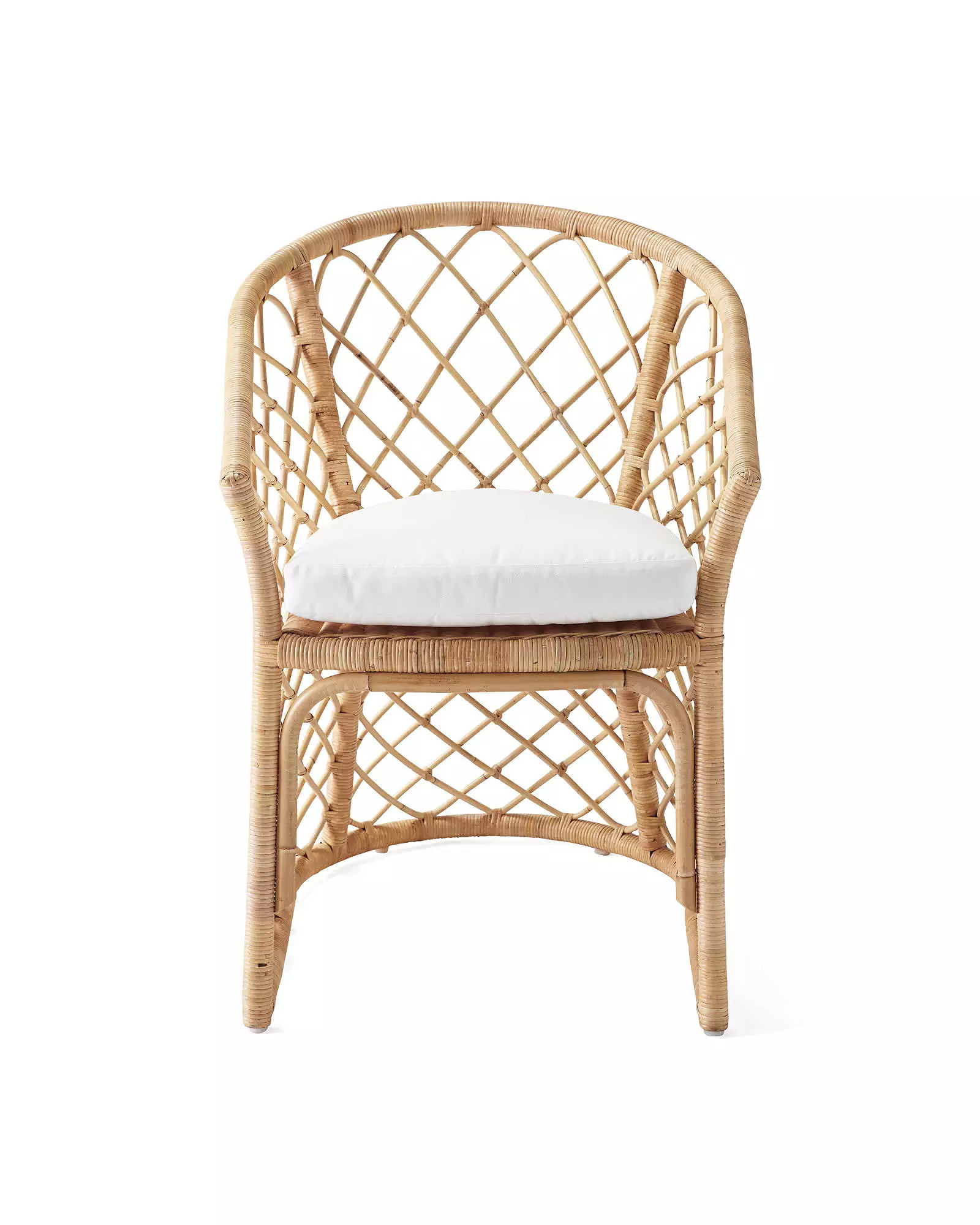 Avalon Rattan Dining Chair | Serena and Lily