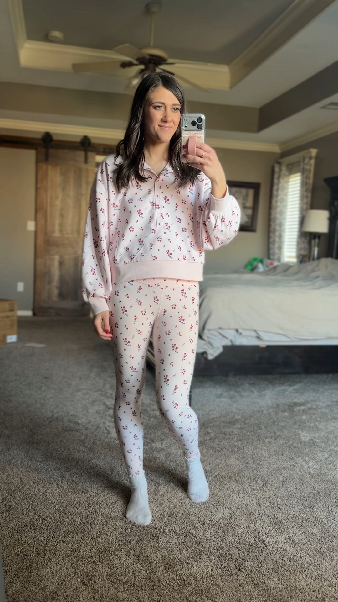 The cutest matching set! I cannot get over this print, I am OBSESSED. The cute detail is incredible!!! 

#LTKdayinmylife #LTKmomlife #LTKFindsUnder50