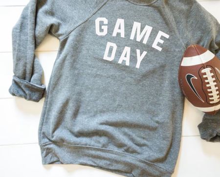 Gearing up for the Super Bowl with this cute crewneck! 

#LTKfindsunder50 #LTKstyletip #LTKSeasonal