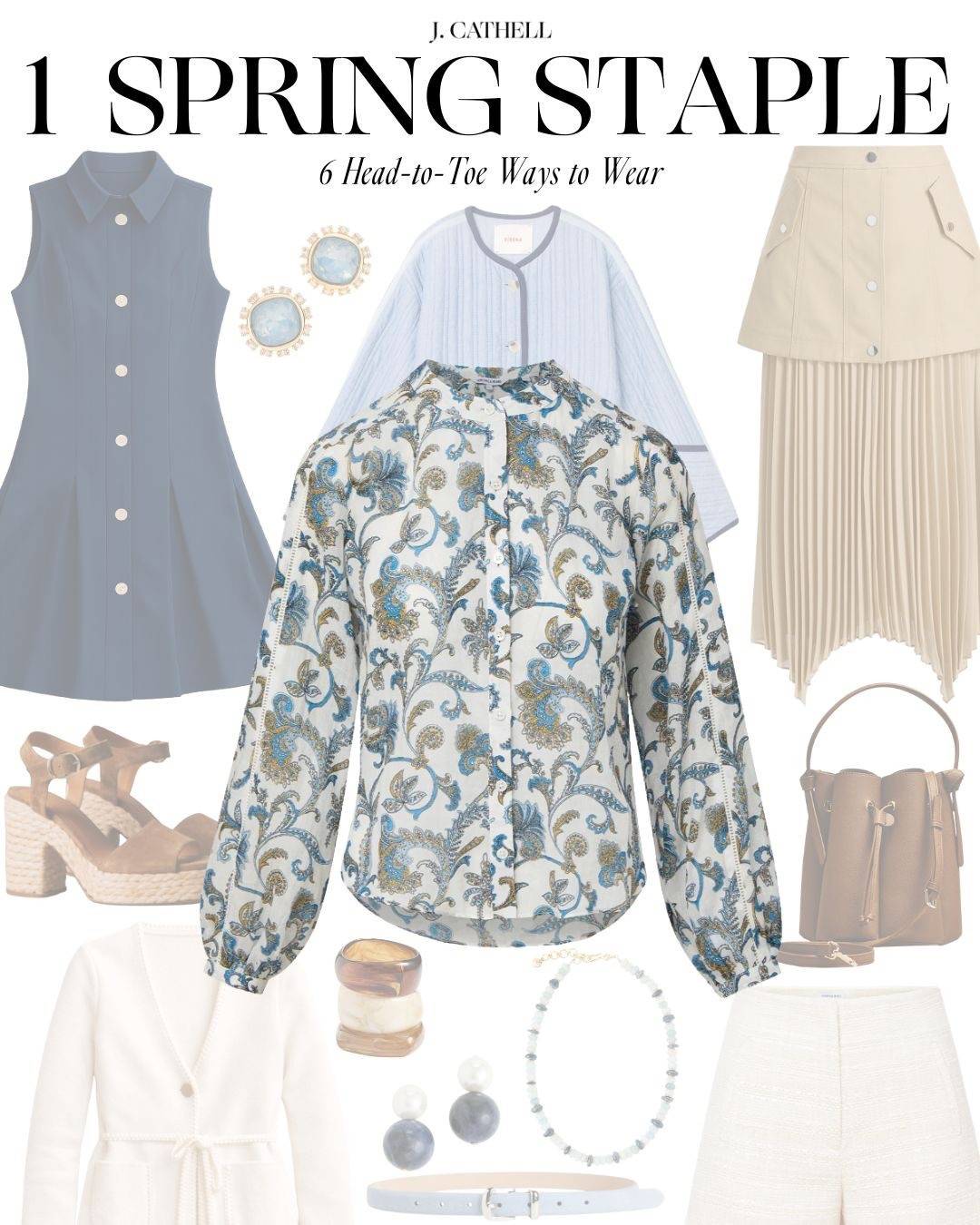 One hero piece, six outfits 🌸
The Veronica Beard Soleil Blouse in Dove Multi is that spring staple that truly does it all. From a polished spring luncheon to a casual party and even a chic mom-on-campus look, this blouse transitions effortlessly with simple swaps and thoughtful styling.

If you love building multiple outfits around one standout piece, this edit is for you. Save this for spring outfit inspiration and tap to shop each look. ✨

#LTKStyle #SpringStyle #VeronicaBeard #SpringOutfits #WardrobeStaples #CapsuleWardrobe #

#LTKOver40 #LTKootd #LTKdayinmylife