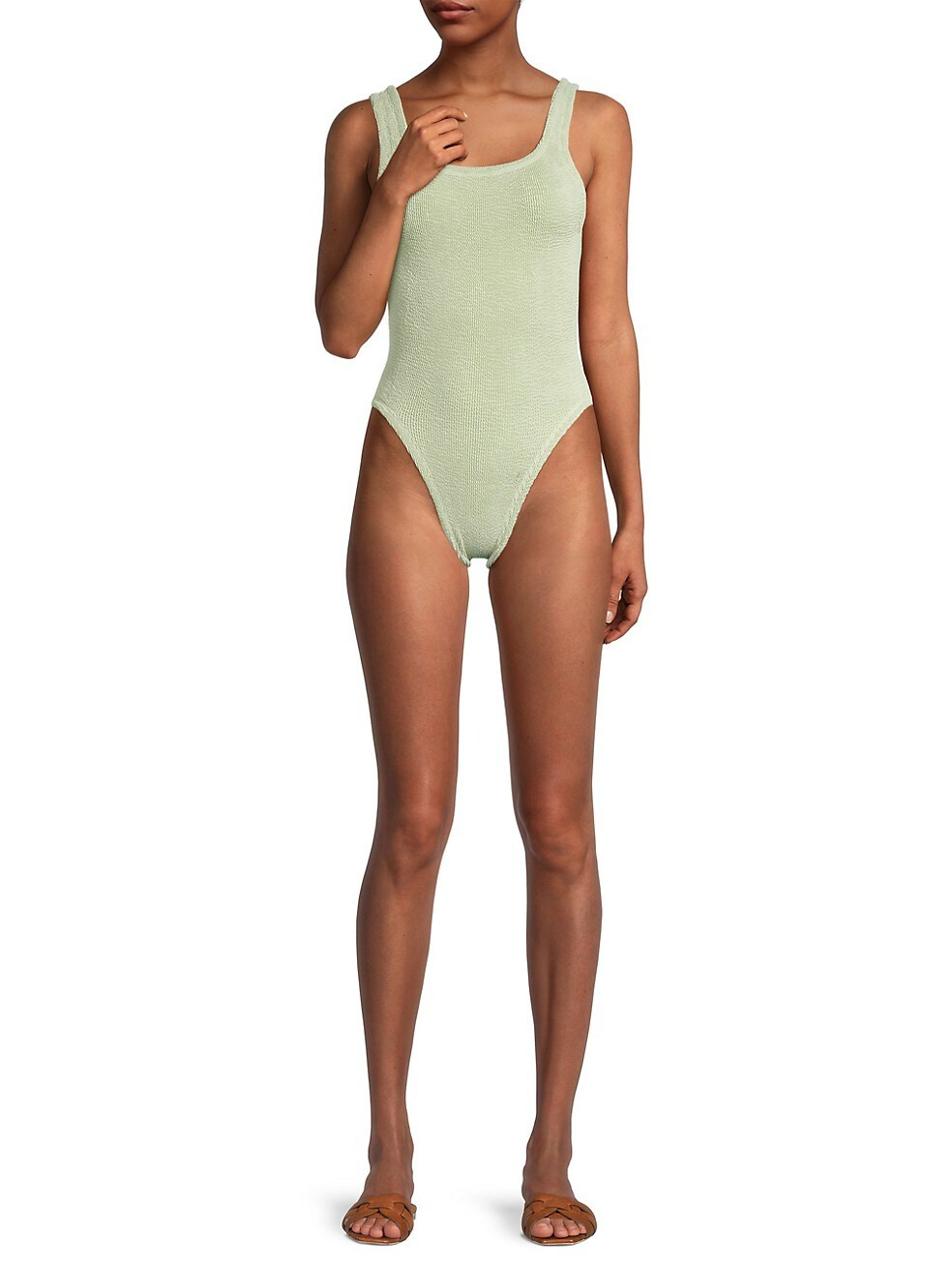 Crinkle One-Piece Swimsuit | Saks Fifth Avenue