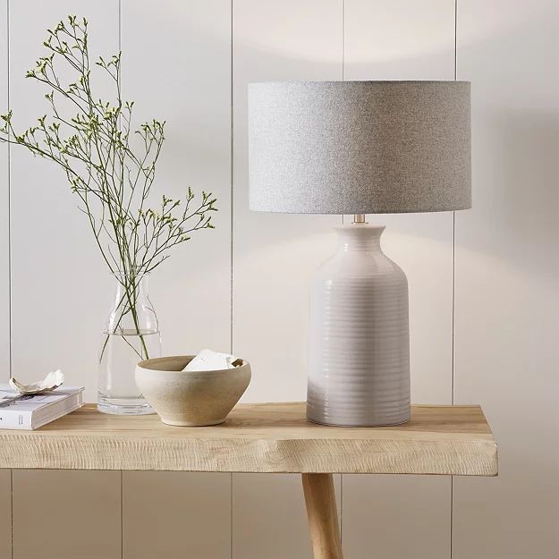 Ceramic Small Bottle Table Lamp | The White Company (UK)