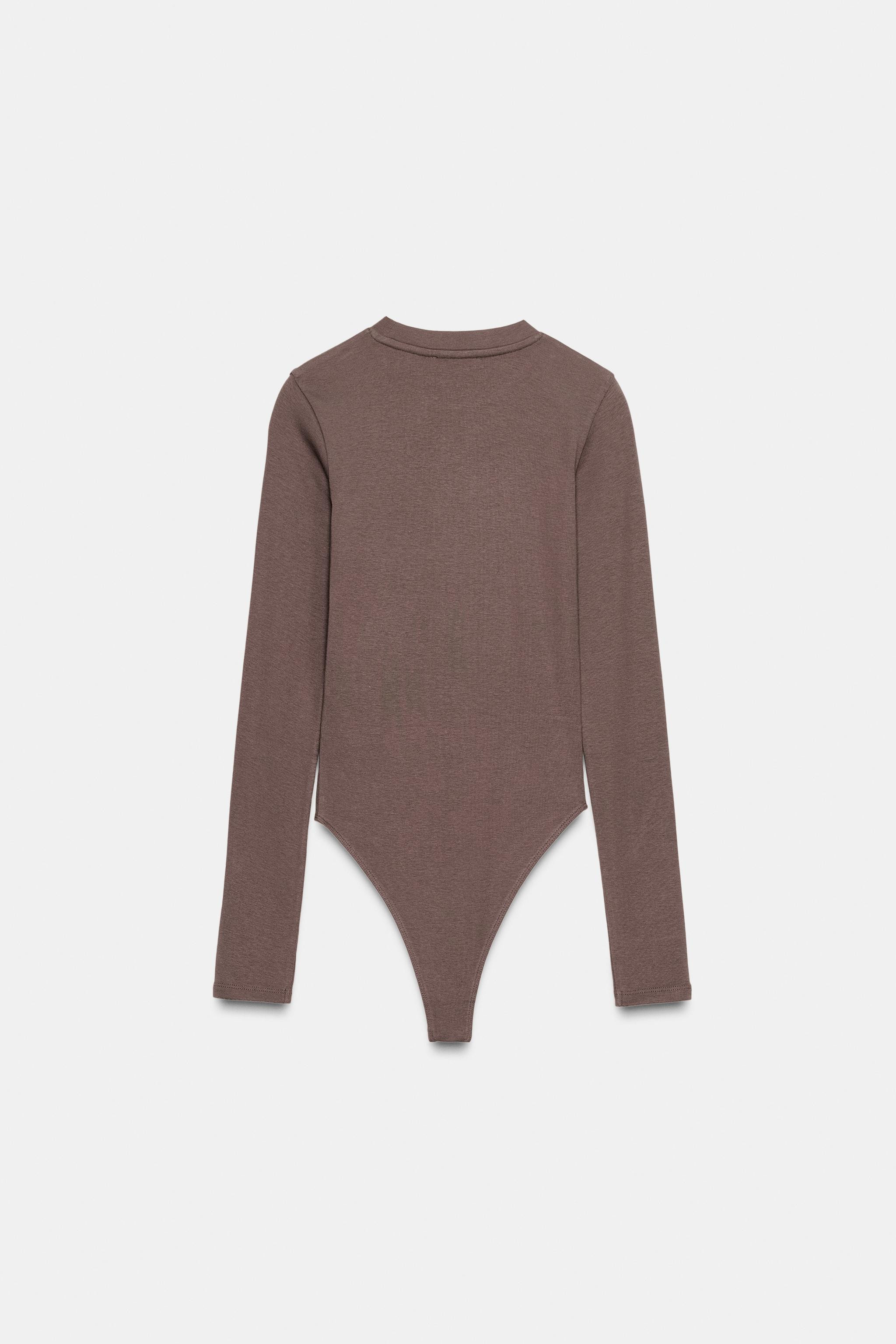 COTTON MODAL BODYSUIT | Zara US