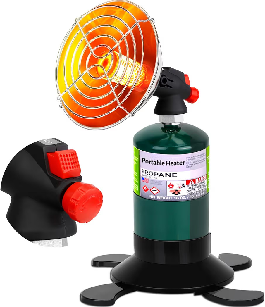 Portable Propane Heater for Camping, Outdoor Gas Space Patio Garage Heater, High Heat Output Big ... | Amazon (US)