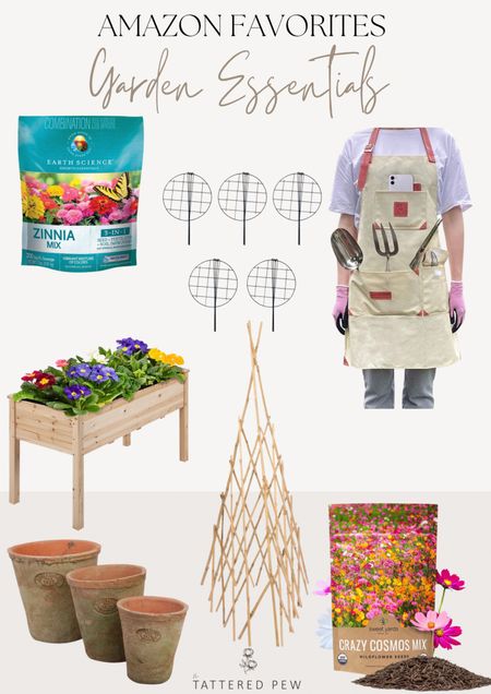 Shop some of my garden essentials from Amazon! 

Zinnia flower seed mix, wildflower seed mix, gardening apron, gardening bamboo trellis, raised garden bend, gardening pots, garden stakes  #LTKFind



#LTKfindsunder50 #LTKfindsunder100 #LTKSeasonal