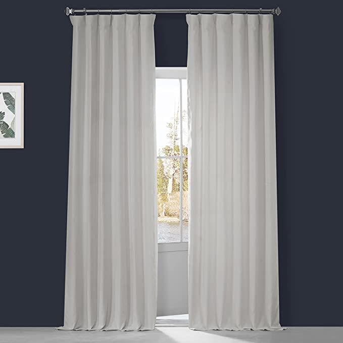 HPD Half Price Drapes LN-XS17 French Linen Curtains for Room Decorations Light Filtering 50 X 96 ... | Amazon (US)