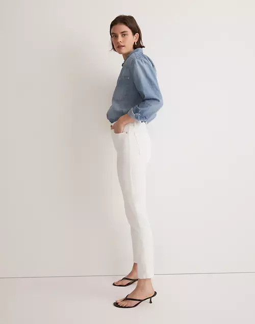 Stovepipe Jeans in Pure White | Madewell