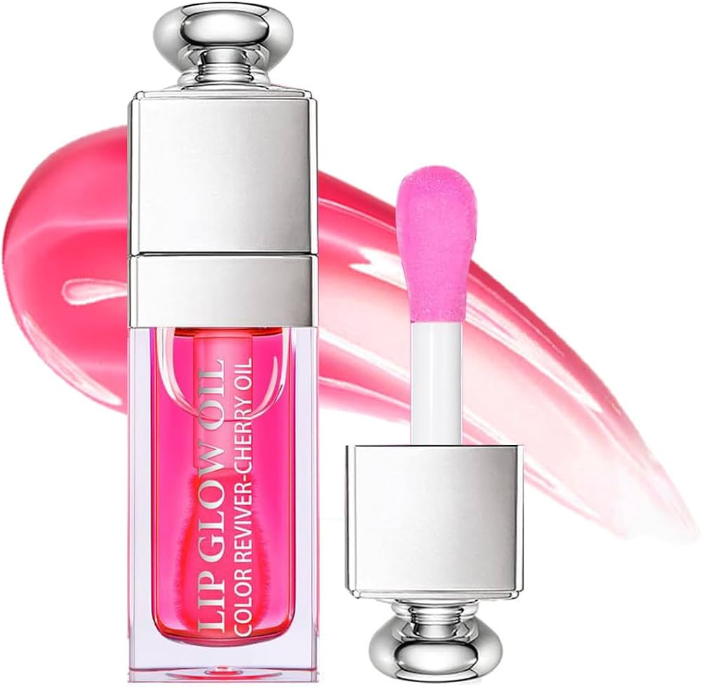 Moisturizing Lip Oil,No-Sticky Gloss Balm Care,Fruit Flavoured Oil for Dry Lip's Hydrating and No... | Amazon (US)