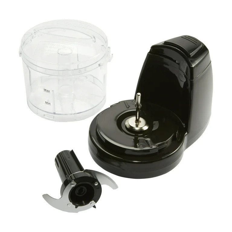 Mainstays 1.5 Cup, One-Touch Pulse , Mini Food Chopper, Black | Walmart (US)
