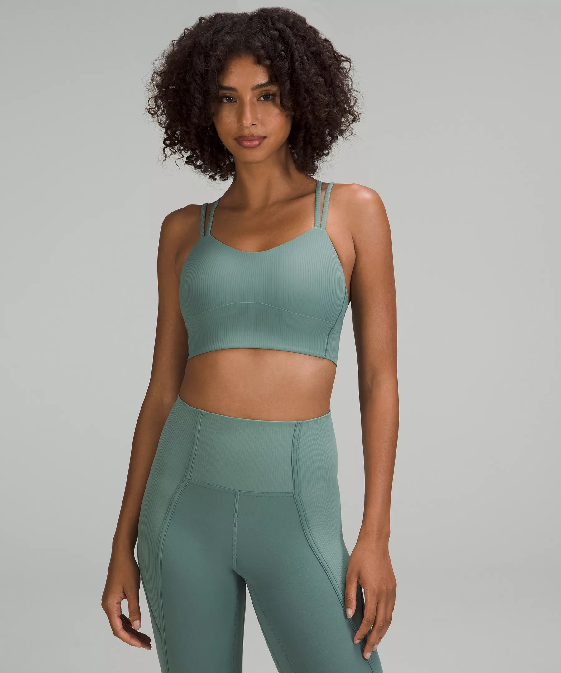 Like a Cloud Ribbed Longline Bra Light Support, B/C Cup | Lululemon (US)