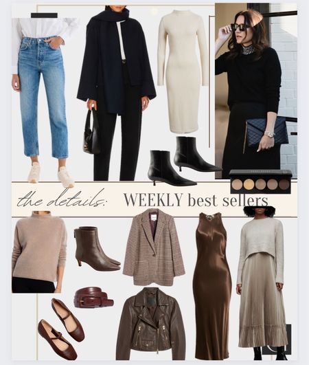 Weekly best sellers 

Madewell blazer
Madewell ballet flats
Slip dress
Leather jacket
Cashmere Sweater
Jcrew boots
Navy coat
Holiday outfit
Thanksgiving outfit 

#LTKsalealert #LTKHoliday #LTKSeasonal