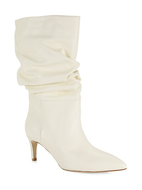 Slouchy Leather Boots | Saks Fifth Avenue