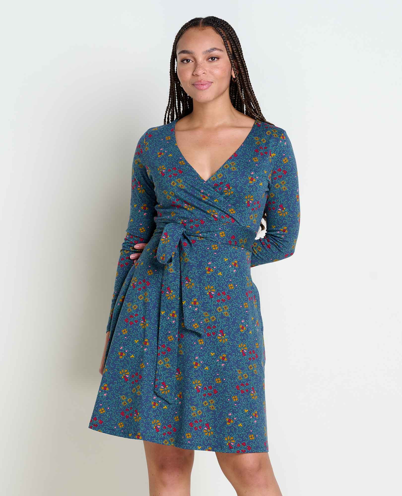Cue Wrap Long Sleeve Dress | Toad&Co