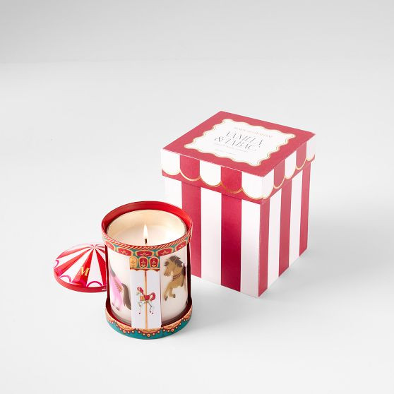 Vanilla &amp; Tabac Carousel Candle | Mark and Graham