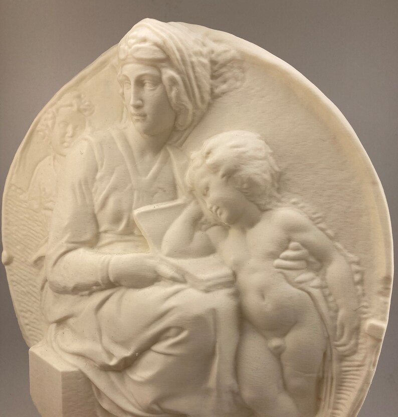 Michelangelo Renaissance Sculpture the Pitti Tondo 9.8 Inch/250 Mm, Museum Reproduction - Etsy | Etsy (US)
